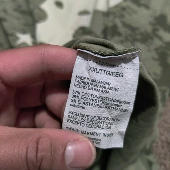 Under Armour Project Rock Veterans Day Show.Your Work Camo T-Shirt Mens Size 2XL - Picture 3 of 7